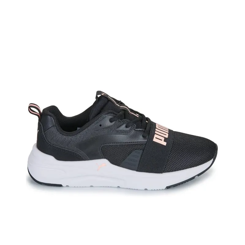 PUMA Wired Anti-Slip And Wear-Resistant Breathable Low-Top Training Shoes Women's Black Pink-1