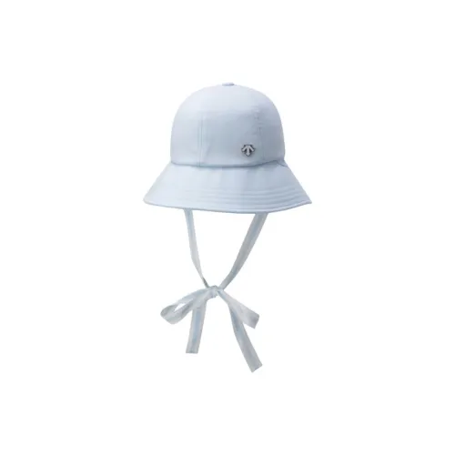 DESCENTE Polyester Rayon Polyurethane Bucket Hats Women's Blue