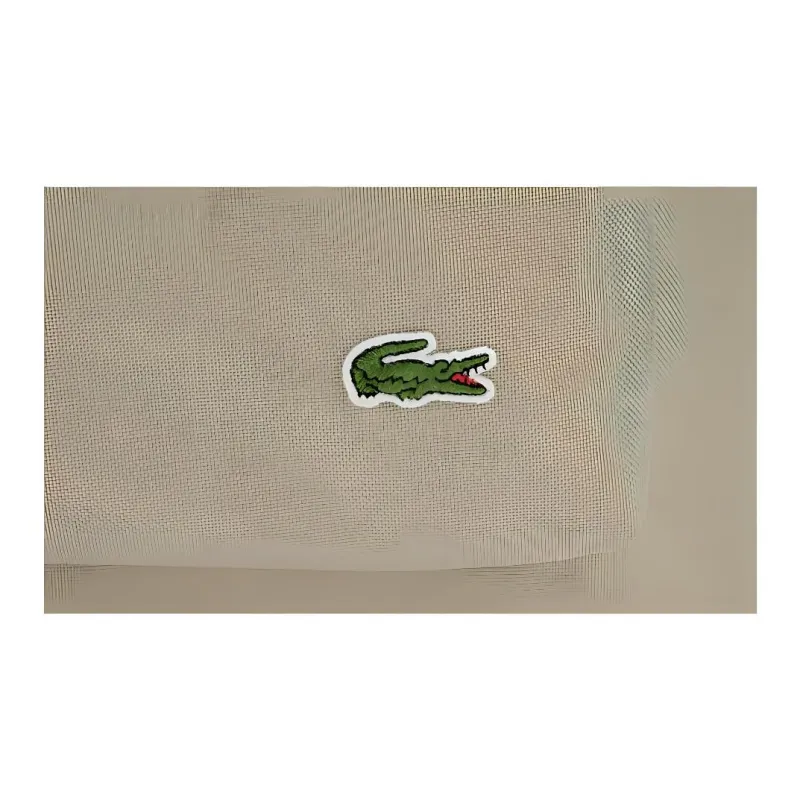 LACOSTE Fabric Backpack Tubas Unisex Dark Beige-4
