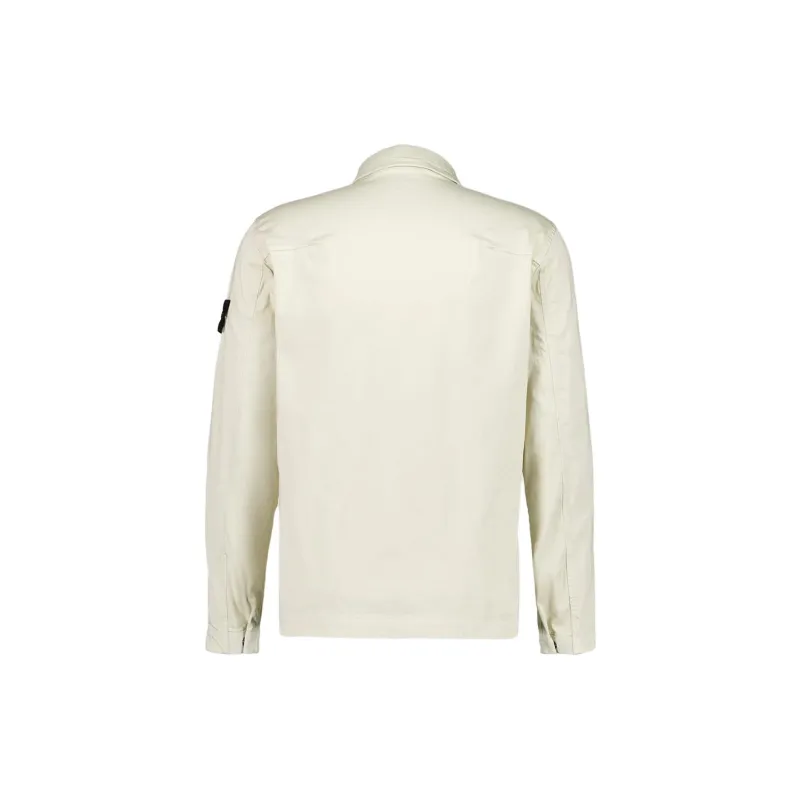 STONE ISLAND Compass Patch Zipped Overshirt-1