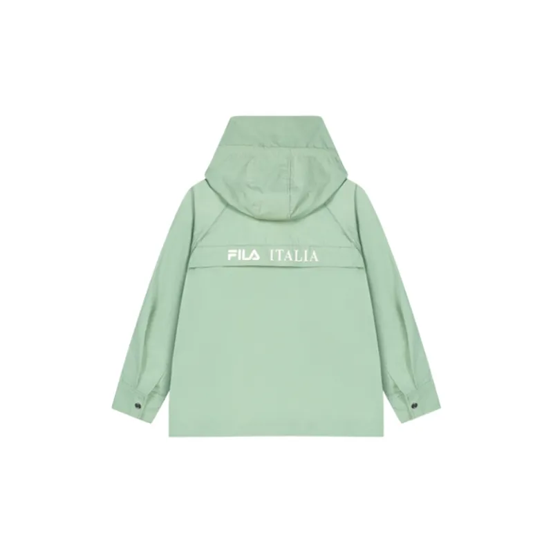 FILA Trench Coat Women's Withered Wood Green-1