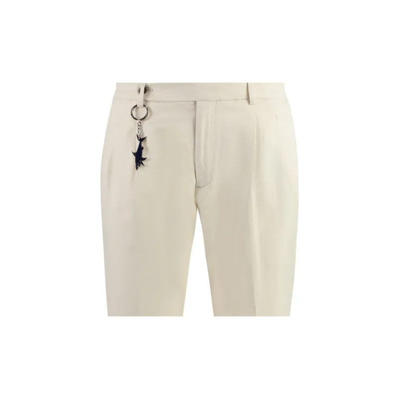 Paul & Shark Keyring attachment Cotton Shorts-2