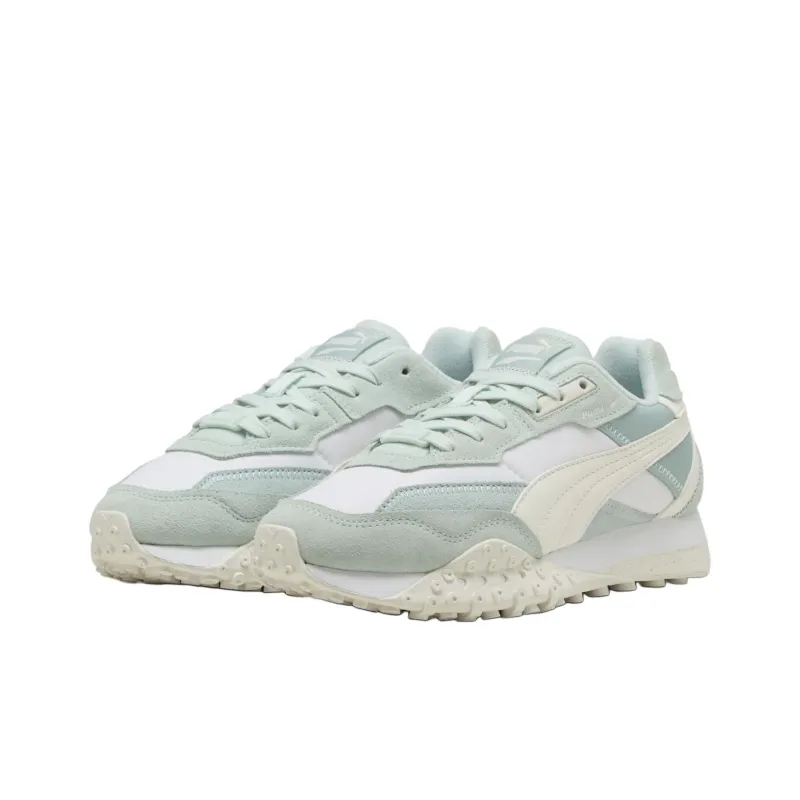 PUMA Blktop Rider Anti Slip Wear Resistant Low Top Casual Shoes Unisex Green White-2