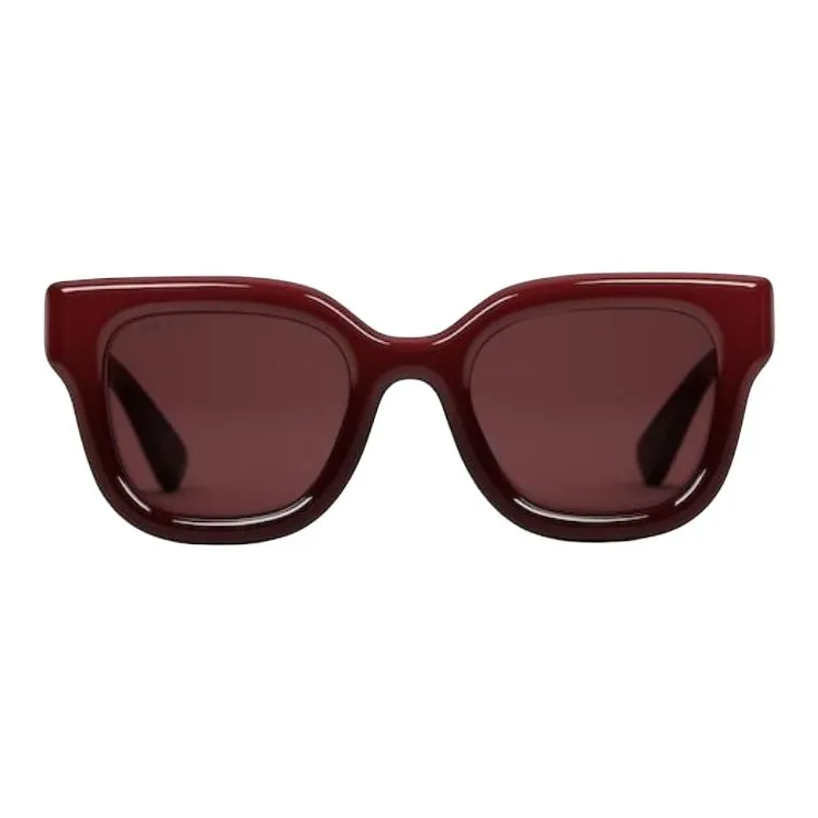 GUCCI Injection Molded Square Sunglasses Women's Red-1