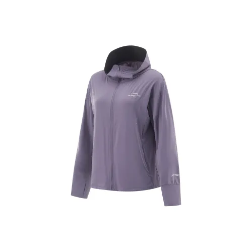 LiNing Smoothie Jackets Coats Women's Crow Gray Purple