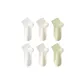 White 2+Ecru 2+Green 2[6 Pack]