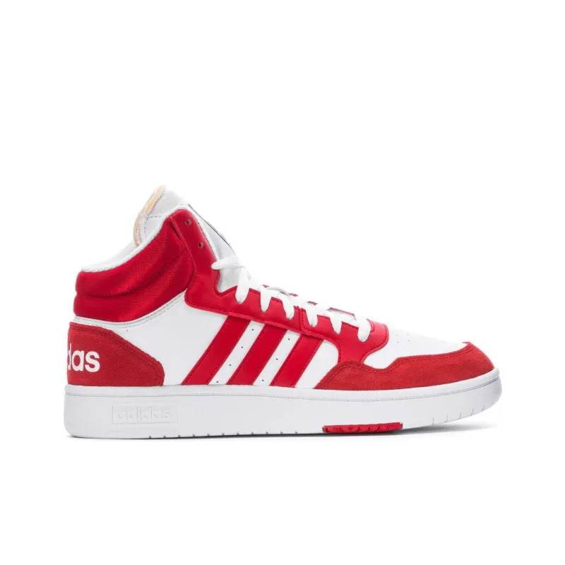 Hoops 3.0 Adidas Mid 'Red White'-1