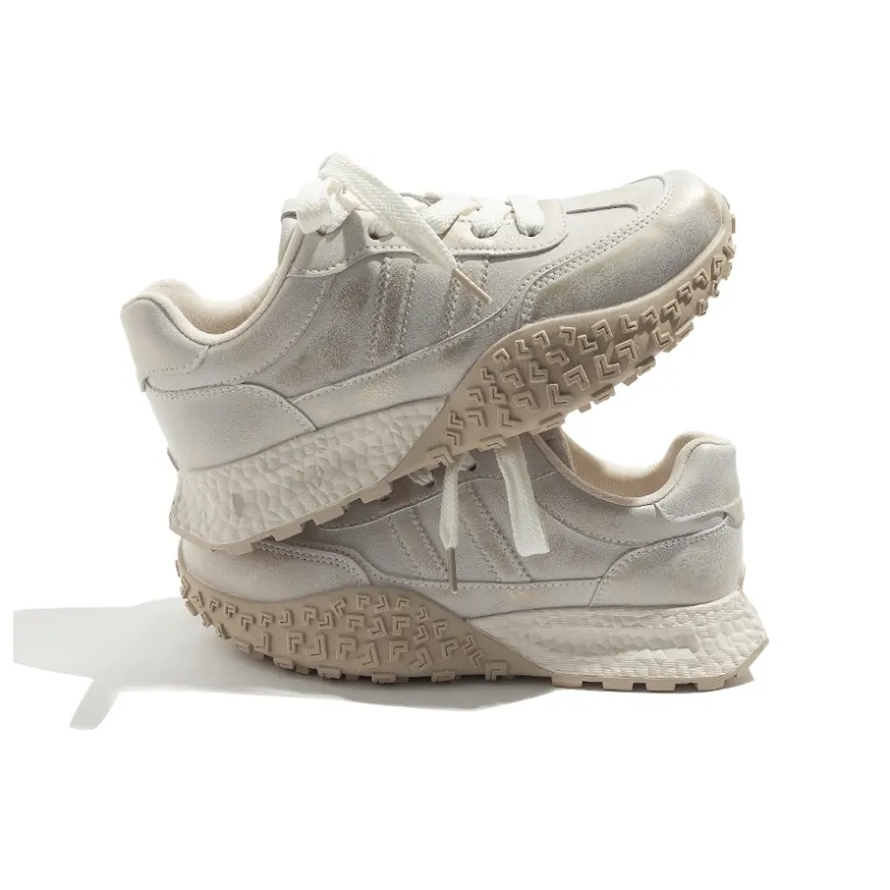 BEIER Low Top Casual Shoes Women's Gold-4