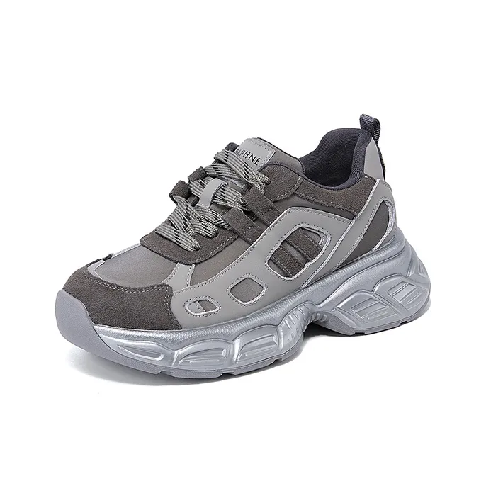 DAPHNE Durable Breathable Low-Top Chunky Sneakers Women's-7