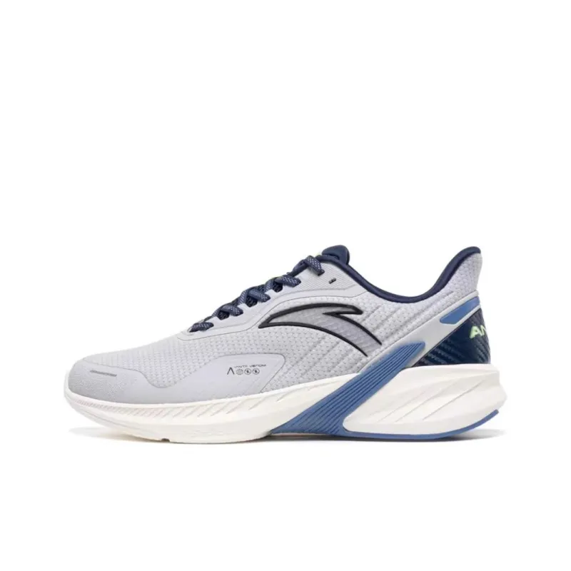 Anta DuCi4 Anti-Slip Wear-Resistant Low-Top Running Shoes Men's Gray-0