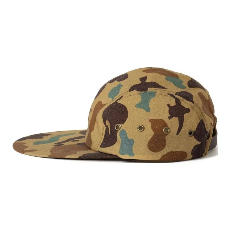Beams Nylon, Cow Leather, Oxford Baseball Caps Men's Khaki-3
