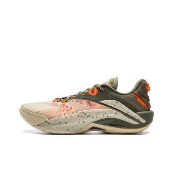 LiNing Recreational Squirt 1 SUPER Cushioning Rebound Low Top Basketball Shoes Men's Yellow Green