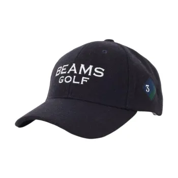 Beams Wool Rayon Baseball Caps Men's Marine Blue
