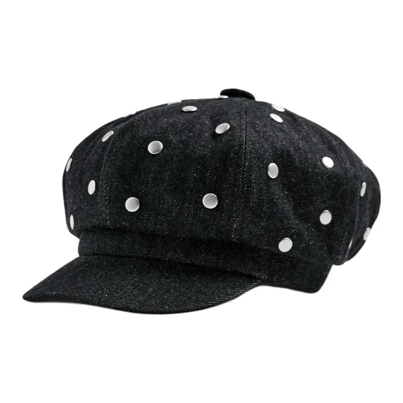 ZARA Cotton Berets Unisex Night Blue-0