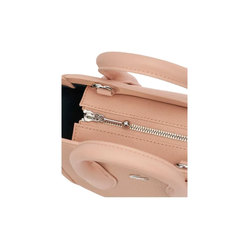 LACOSTE PVC Crossbody One Shoulder Handbags Small Size Women's Pink-2