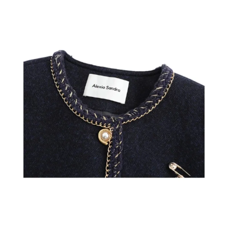 Alexia Sandra Jackets & Coats Women's Navy Blue-2