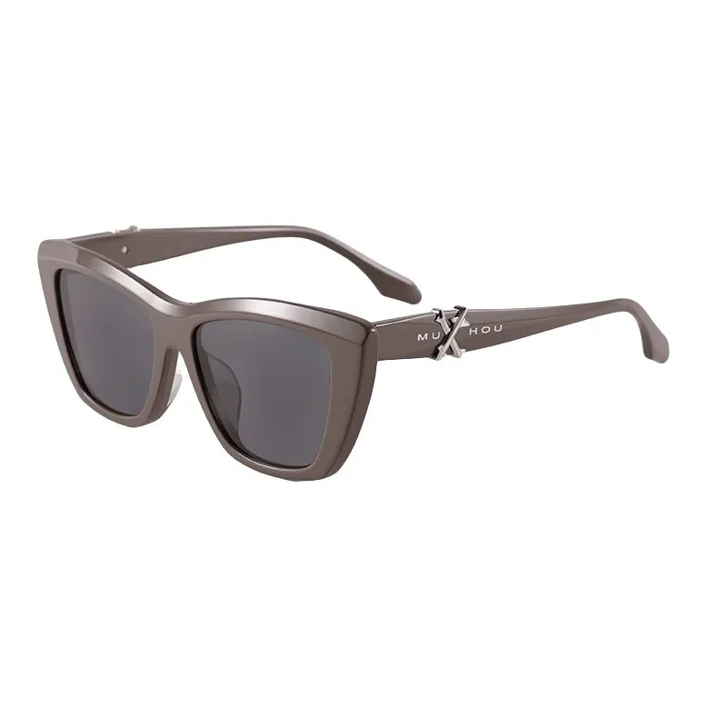 MuHou Plate Frame Cat Eye Sunglasses Unisex-2