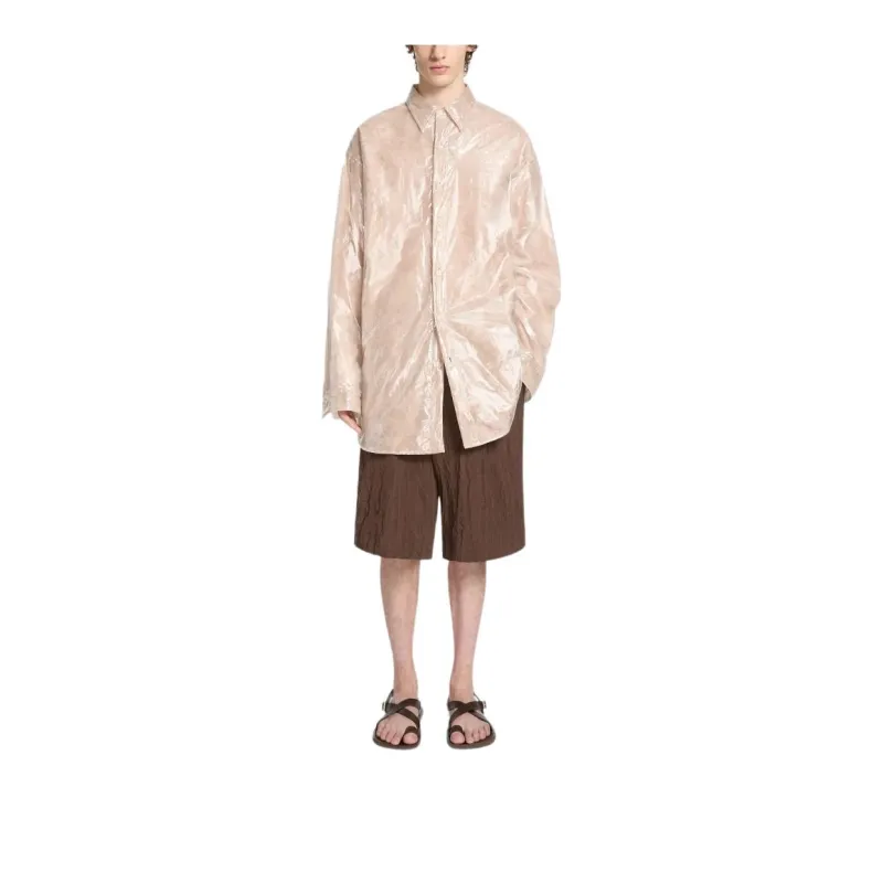 DRIES VAN NOTEN Pleated Bermuda Shorts-1