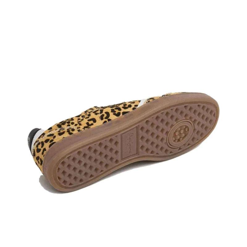 Pepe Jeans Slip-Resistant Low-Top Skateboard Shoes Women's Brown-3