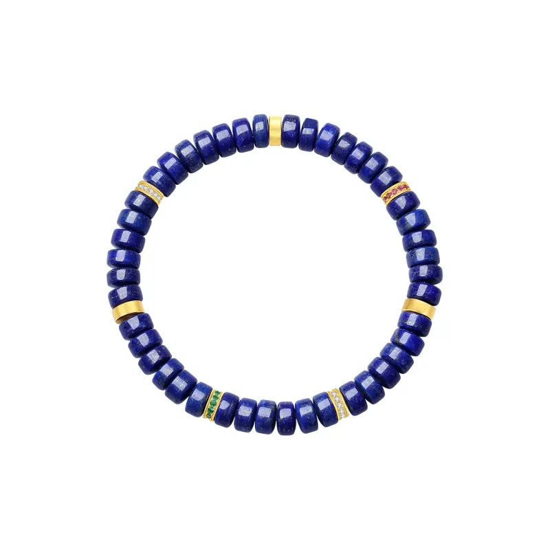 CHOW TAI SENG Lapis Lazuli Bracelets Women's-4