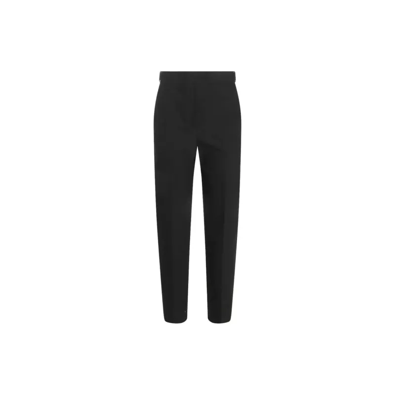 Brunello Cucinelli Stretch Twisted Twill High Waist Trousers-1