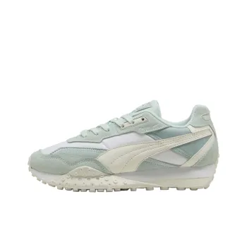 PUMA Blktop Rider Anti Slip Wear Resistant Low Top Casual Shoes Unisex Green White