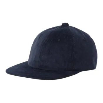 Beams Cotton, Corduroy Baseball Caps Men's Marine Blue