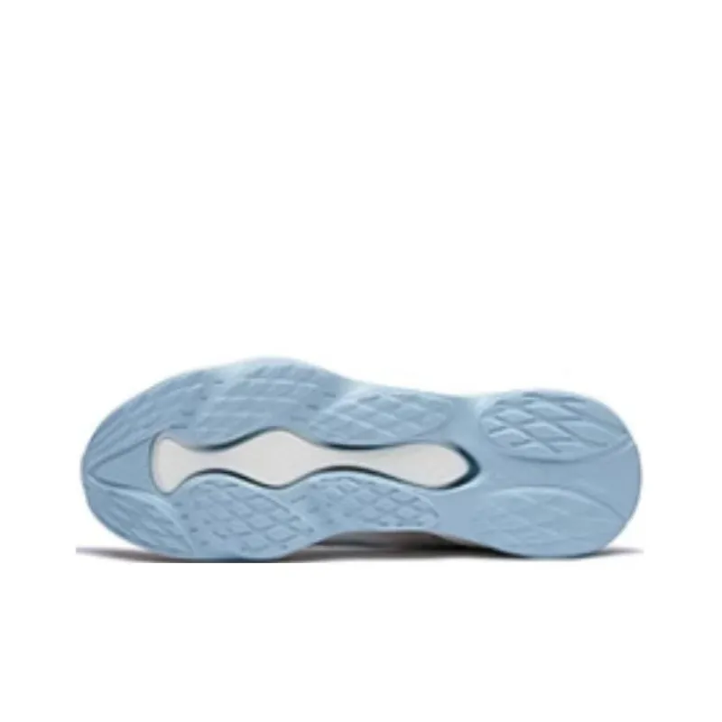 361° Cushioning, Wear Resistant Low Top Running Shoes Women's White Blue-4