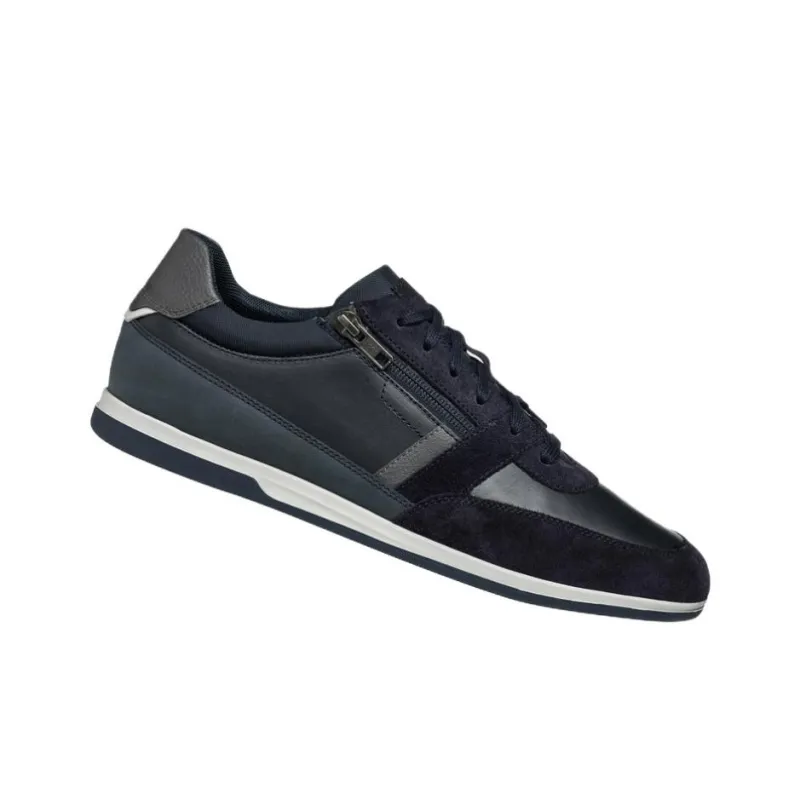 GEOX Renan Low-Top Casual Shoes Men's Marine Blue-2