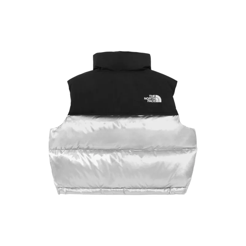 THE NORTH FACE Vest Unisex Silver White-1