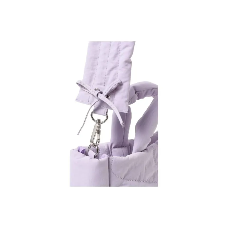 Beams Nylon Tote Bag, Shopping Bag, Shoulder Bag, Handbag Women's Purple-6