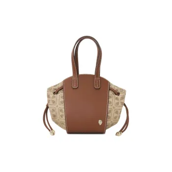 HELEN KAMINSKI Cow Leather Handbag Women's Khaki & Brown