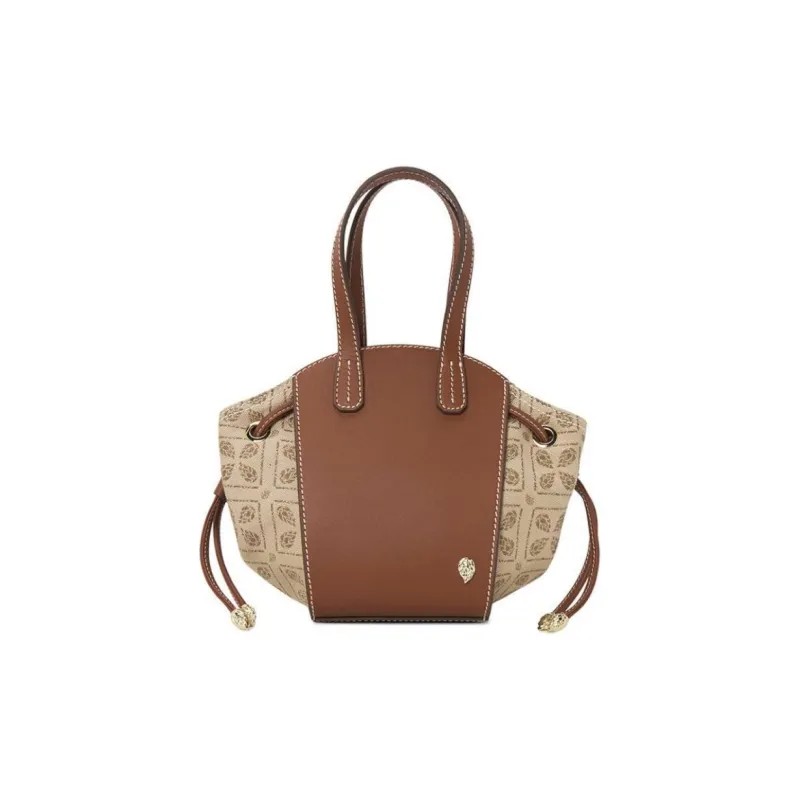 HELEN KAMINSKI Cow Leather Handbag Women's Khaki & Brown-0