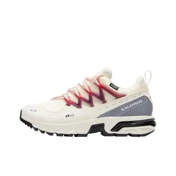 SALOMON ACS + CSWP Anti Slip Wear Resistant Breathable Support Low Top Outdoor Shoes Unisex White