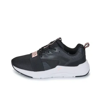PUMA Wired Anti Slip And Wear Resistant Breathable Low Top Training Shoes Women's Black Pink
