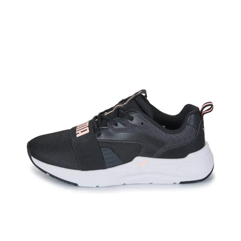 PUMA Wired Anti-Slip And Wear-Resistant Breathable Low-Top Training Shoes Women's Black Pink-0