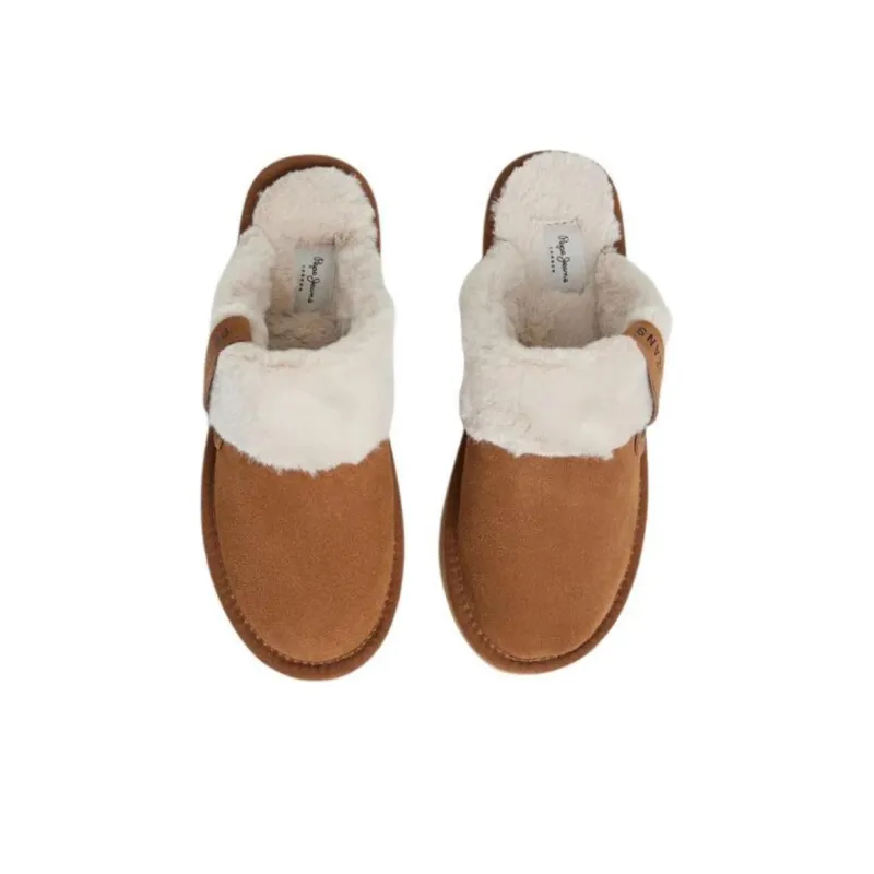 Pepe Jeans Slip Resistant Wrap toe Slippers Women's Brown-3