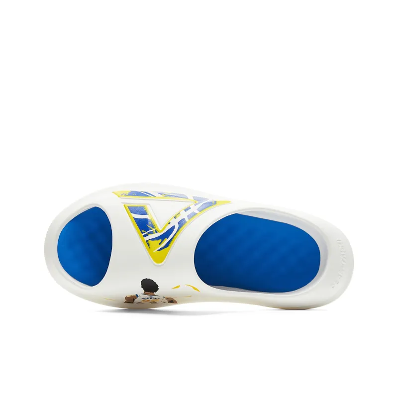 PEAK Slip-Resistant Abrasion-Resistant Cushioning Slide Slippers Men's White Colorful Blue Orange Yellow-3