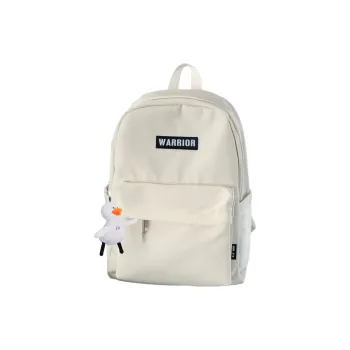 Warrior Nylon Backpack Regular Unisex White/Black