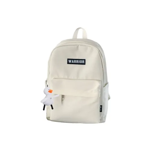 Warrior Nylon Backpack Regular Unisex White/Black