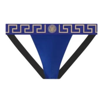 VERSACE Greca Border Stretched Jockstrap