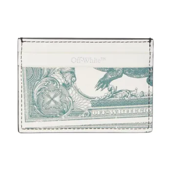 OFF WHITE Currency Card Holder