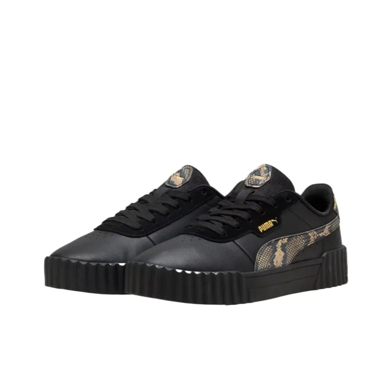 PUMA Carina 3.0 Anti-Slip Wear-Resistant Low-Top Casual Shoes Women's Black-2