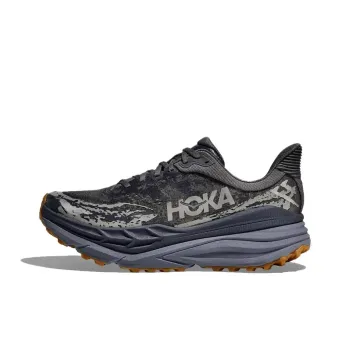 HOKA ONE ONE Stinson 7 Anti Slip Wear Resistant Low Top Casual City Commute Running Shoes Men's Gray