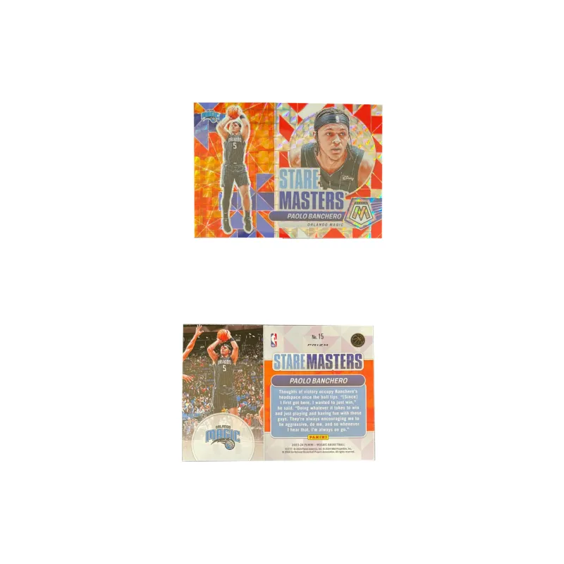 PANINI 2023 24 Mosaic Magic #1 Overall Banchero Teca Mosaic Fold Player Card Product Access Sports Cards 1 Pc-3