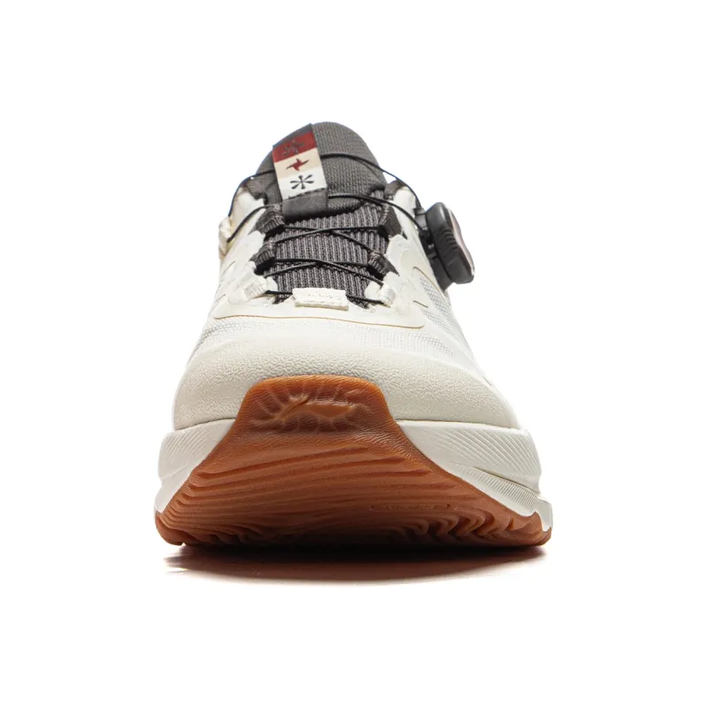 LiNing SOFT GO MAX Durable Cushioning Low-Top Casual Shoes Men's White Red-4