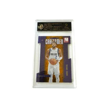 PANINI Kyrie Irving Mavericks Elite Orange Parallel Irregular Shape Cut Player Card 9 Points Graded Cards 1 Pc