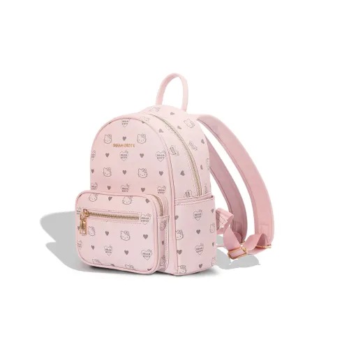 Hello Kitty Sanrio Series Synthetic Leather Backpack Women's Pink