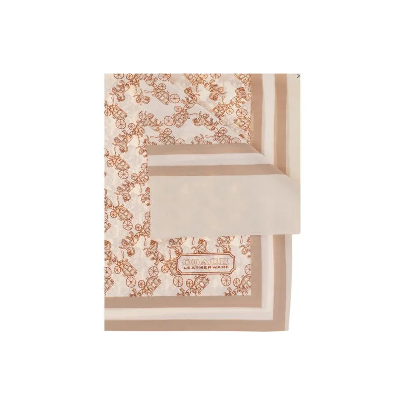 COACH Silk Scarves Women's-2