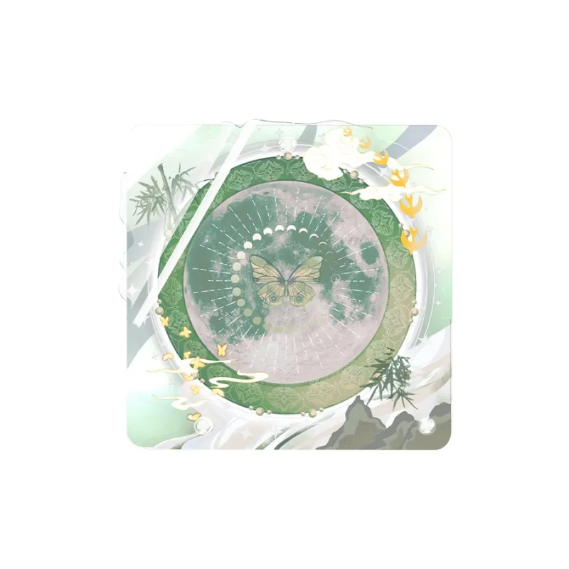 LIGHT YOUR BRICKS Traditional Chinese Style Elegant Design Badge Brick Acrylic Badge Decoration Frame Model Accessories-6